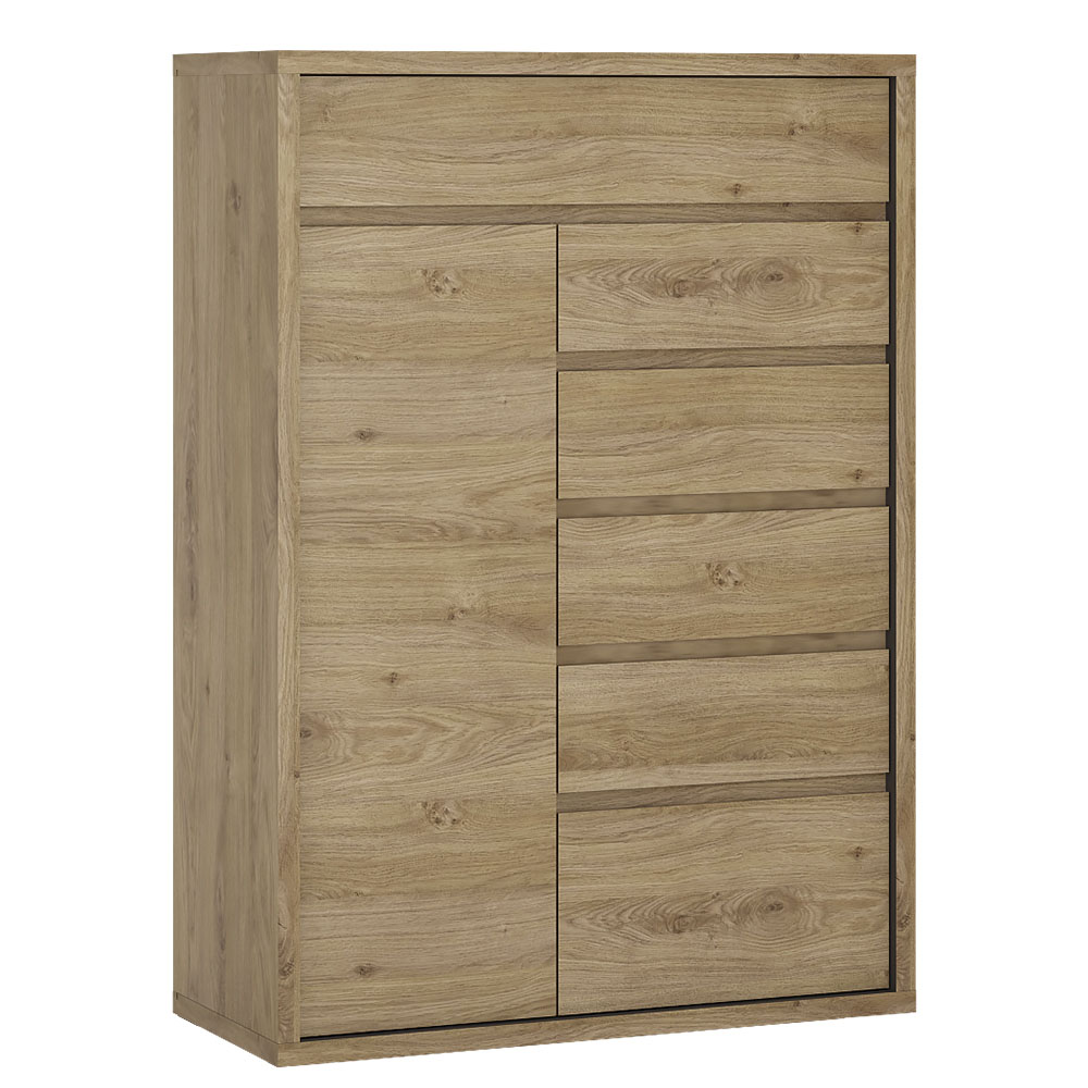 Shetland furniture 1 Door 6 drawer cupboard